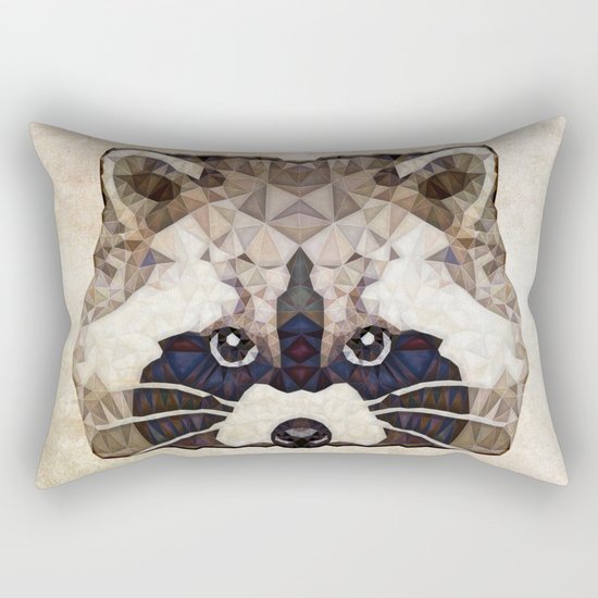 Racoon Rectangular Pillow