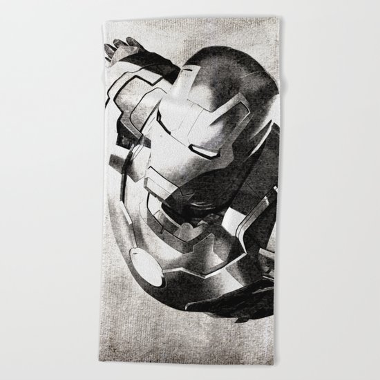 Iron Man III Beach Towel