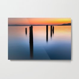 Tacoma Tranquility Metal Print | Sunrise, Commencementbay, Rustonway, Soothing, Quiet, Longexposure, Secluded, Harmonious, Calm, Landscape 
