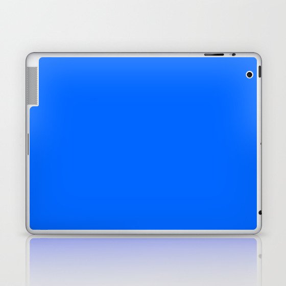 Solid Color Bright Blue Laptop & iPad Skin