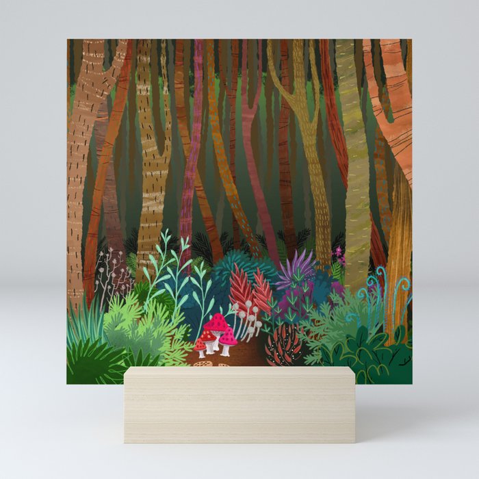 Forest Pillow Mini Art Print