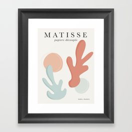 Exhibition Poster Matisse | Papiers Decoupes Framed Art Print
