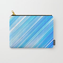 ABSTRACT BLUE DIAGONAL. Carry-All Pouch