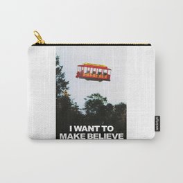 I WANT TO MAKE BELIEVE Fox Mulder x Mister Rogers Creativity Poster Carry-All Pouch