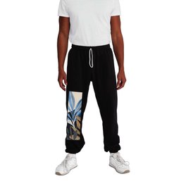 Abstract Art Tropical Leaves 79 Sweatpants