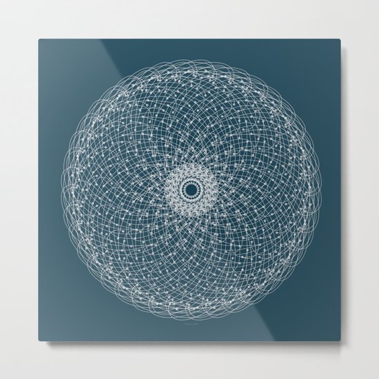 Ornament – Blossomsphere Metal Print