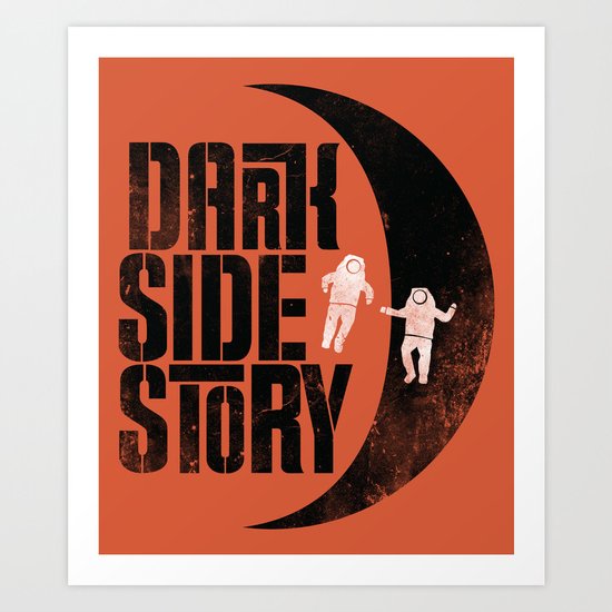 Dark Side Story Art Print