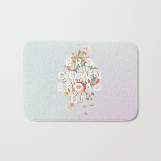 Bro Down, Broad Up Bath Mat