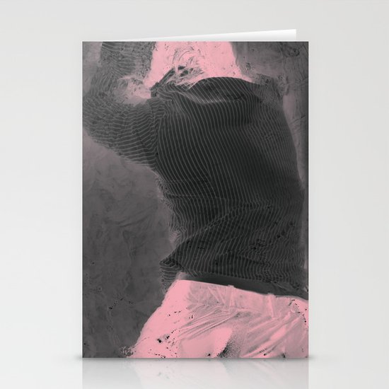 Pink Erosion Stationery Cards