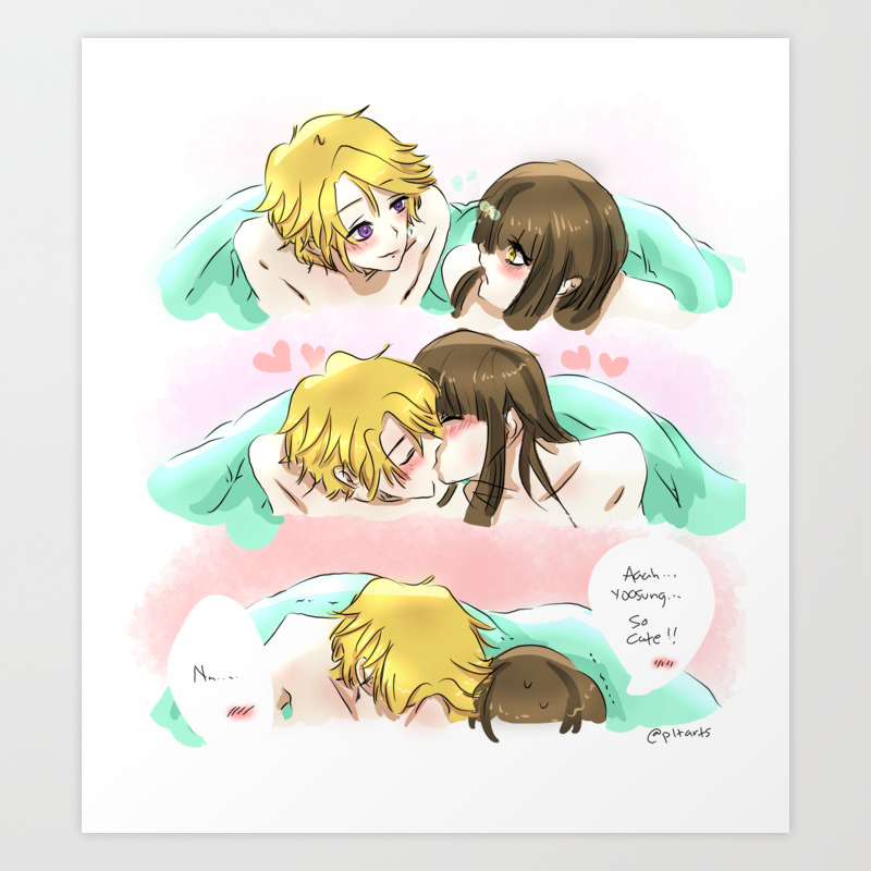 Mystic Messenger Yoosung Good Ending Art Print By Pltarts Society6
