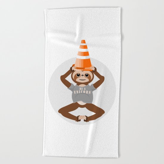Be a unicorn Beach Towel