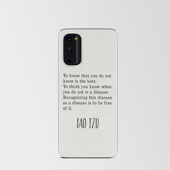 Quotes…Lao Tzu Android Card Case