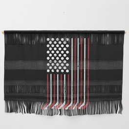 Patriotic US american hockey sticks and stars stripes flag Wall Hanging