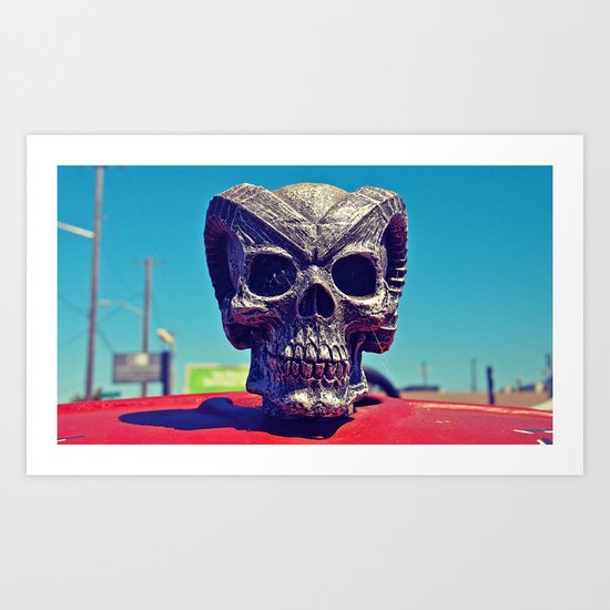 Evil hood ornament Art Print