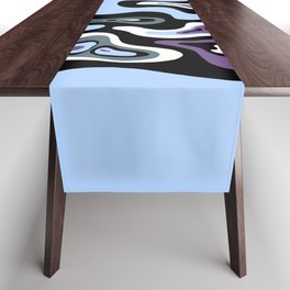 Melting: Blue Table Runner