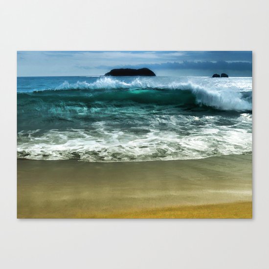 Beach Wave Canvas Print