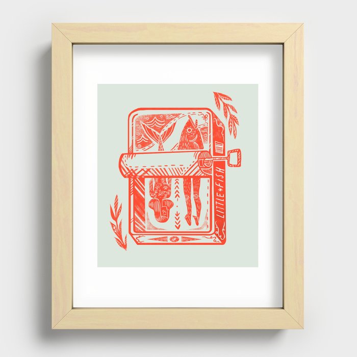 Little Fish Recessed Framed Print