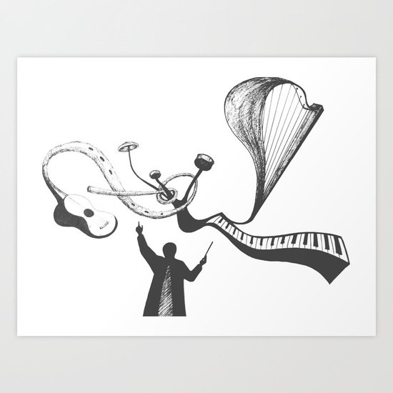 Concerto Art Print