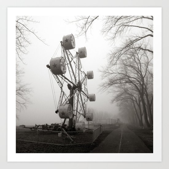 Amusements on the Road of Life Art Print