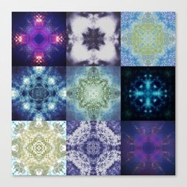Psychedelic Granny Squares Canvas Print