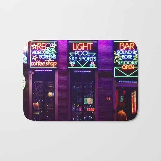 Red Amsterdam Bath Mat