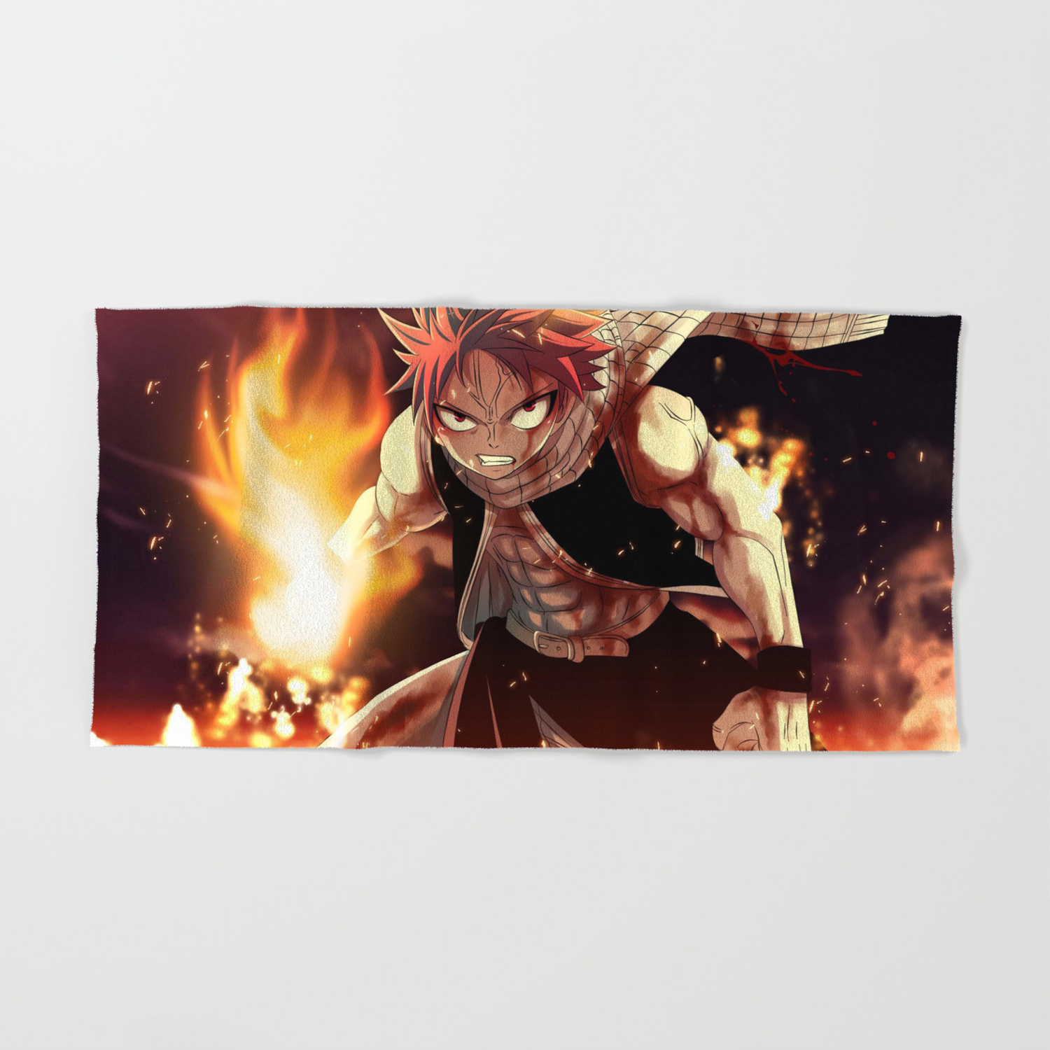 Natsu Fairy Tail Hand Bath Towel By Maax Society6 Natsu Fairy Tail Hand Bath Towel By Maax Society6