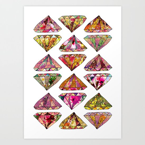 These Diamonds Are Forever Art Print
