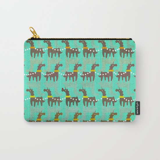Unicorn Red Nose Carry-All Pouch