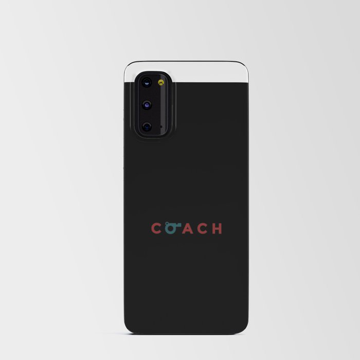 Word Coach Word Art Design Whistle Men Women Design Great Gift Idea Sports Lover Android Card Case