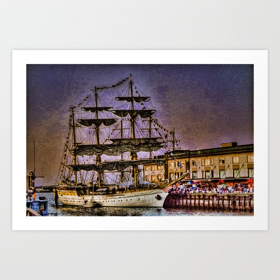 Tall Ship "Mircea" Art Print