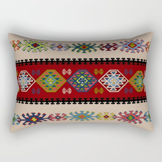 Kilim pattern #022 Rectangular Pillow