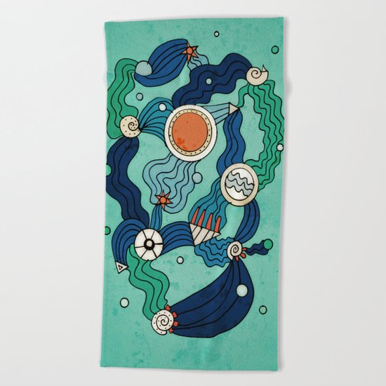 The Aquatic Environment Beach Towel
