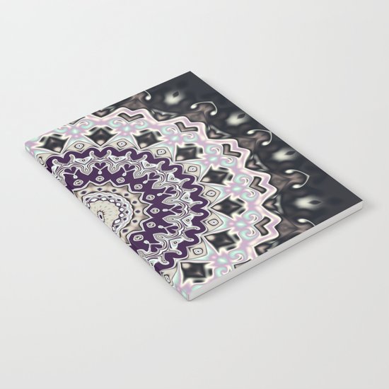 Black and white mandala (almost) Notebook