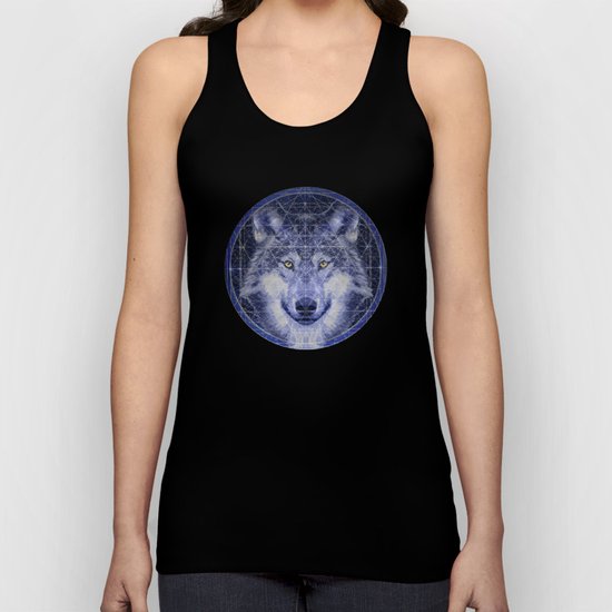 Wolf Geometry Unisex Tank Top