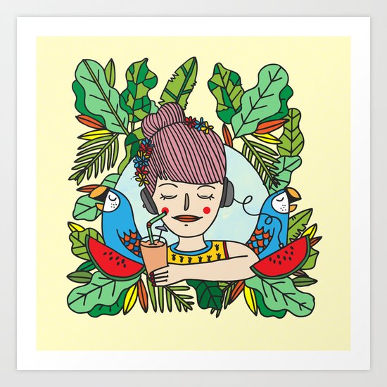 Summer Art Print