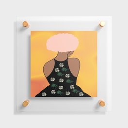 Woman At The Meadow 23 Floating Acrylic Print