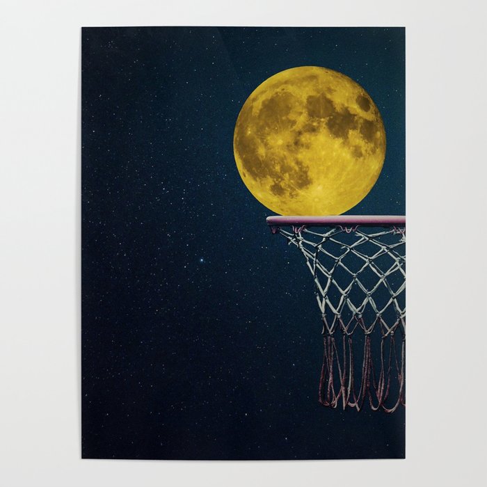 Bk player's Moon Poster