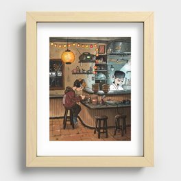 ramen cafe Recessed Framed Print