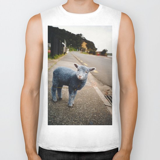 Blue? Sheep? Biker Tank