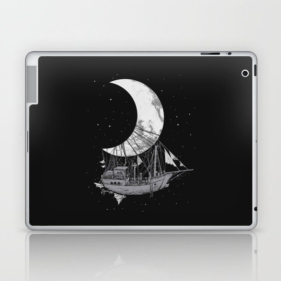 Moon Ship Laptop & iPad Skin
