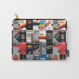 Blank VHS Covers Carry-All Pouch | Sony, Cinema, Vcr, Fuji, Blankvhs, Movies, Wallpaper, Cassette, Collage, 80S 