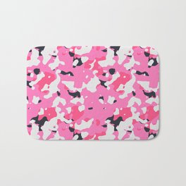 Pink Camouflage Bath Mat