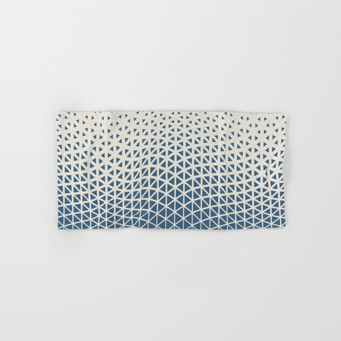 Blue & Linen White Gradient Tessellation Cubism Pattern 2 Inspired by ...