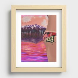 Mariposa Sunset Recessed Framed Print
