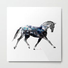 Horse (Trotting Elegance) Metal Print