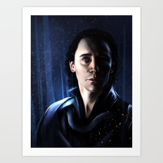 Loki in Jötunheimr Art Print