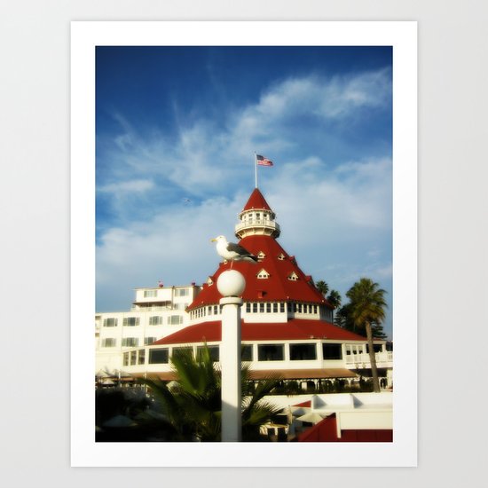 Hotel Del Coronado Art Print