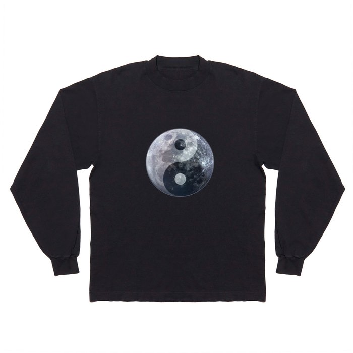 Yin Yang Moon Long Sleeve T Shirt