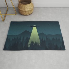 Forest UFO Rug