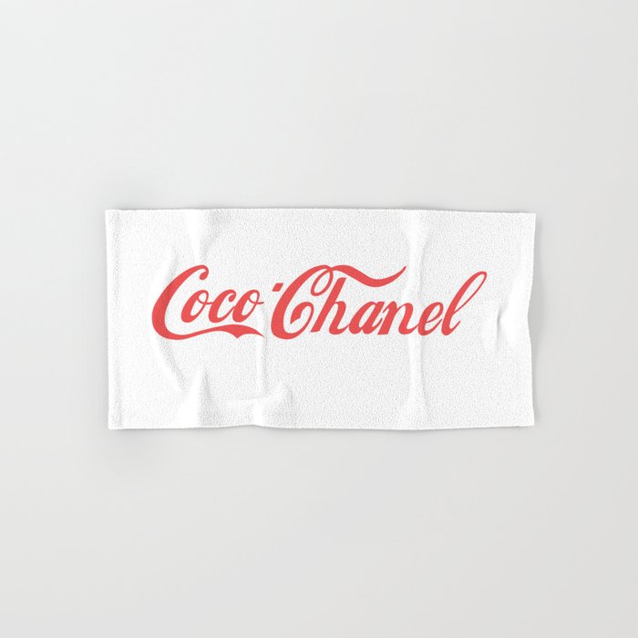 Indi Chanel Logo Hand Towels - Chanel Inspired Bathroom Towels Indi Chanel Logo Hand Towels - Chanel Inspired Bathroom Towels